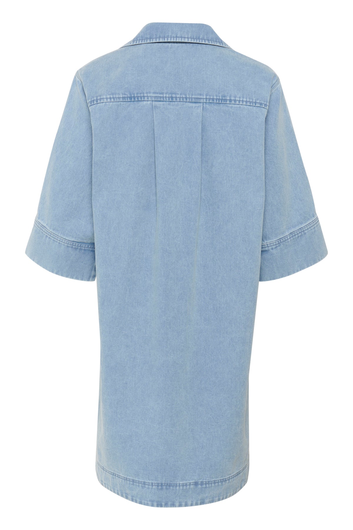 SLAnnabeth Casual Dress SS Light Blue Denim - 30408357