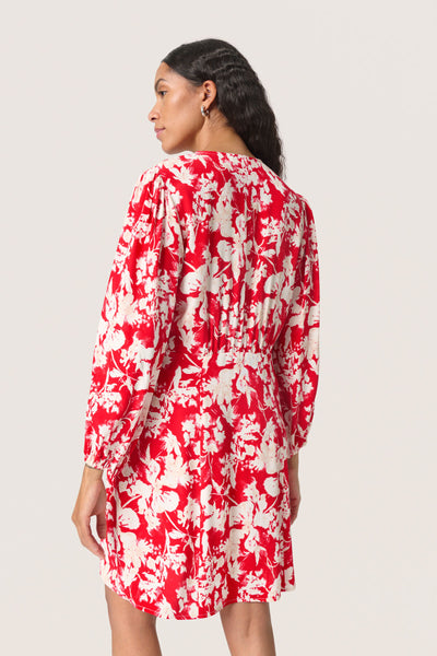 SLOline Printed Dress LS Salsa Flower Print - 30408367 Thumbnail