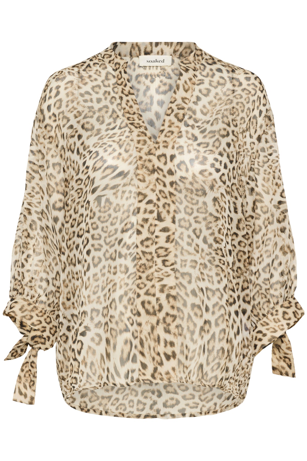 SLAnaya Amily Blouse 3/4 Leopard Print - 30408453