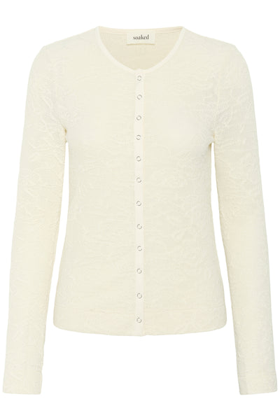 SLLupina Claudetta Blouse Whisper White - 30408581 Thumbnail
