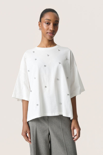SLAfshan Simili Tee Broken White - 30408582 Thumbnail