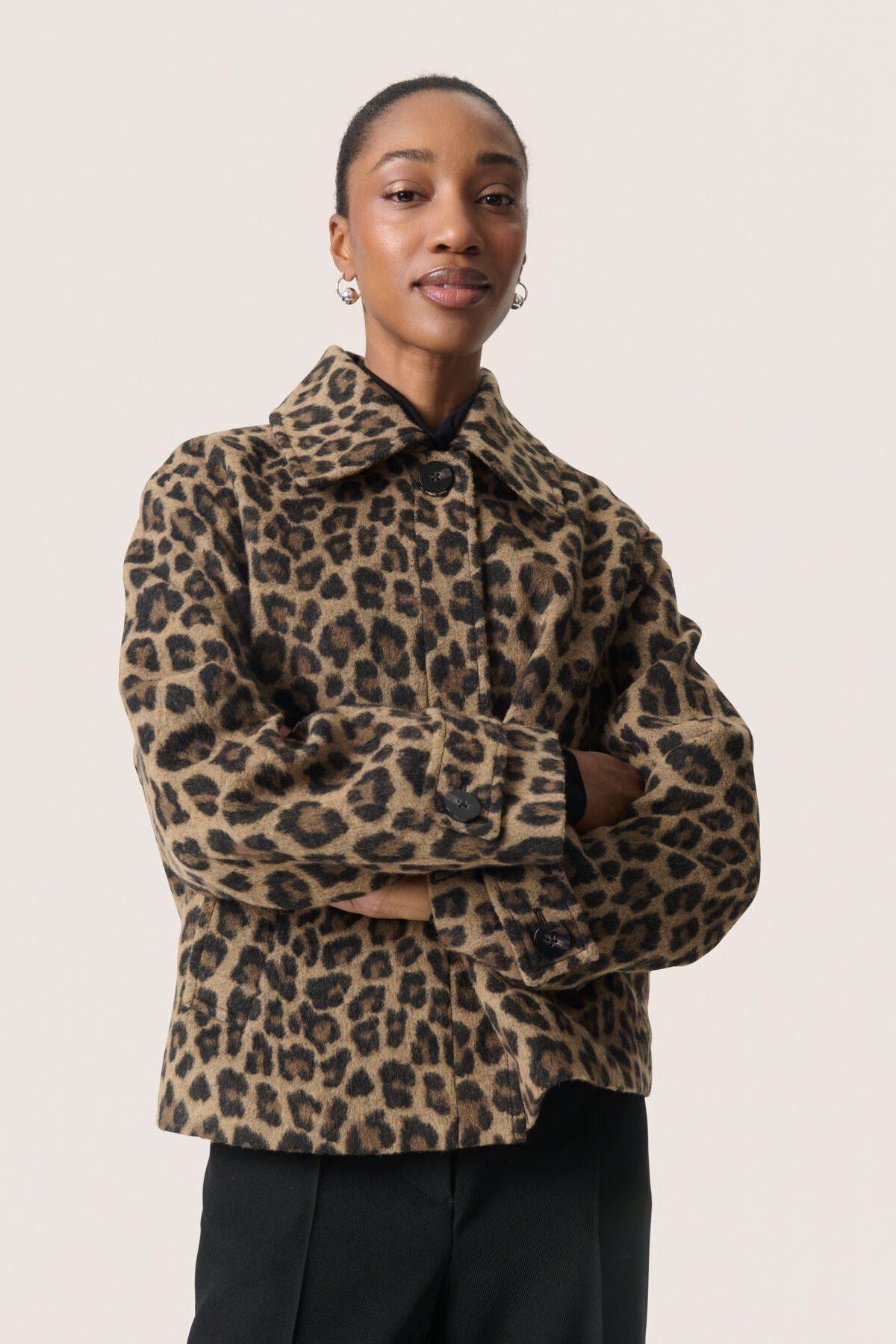 SLLeony Akeleje Jacket Leopard Jaquard - 30408682