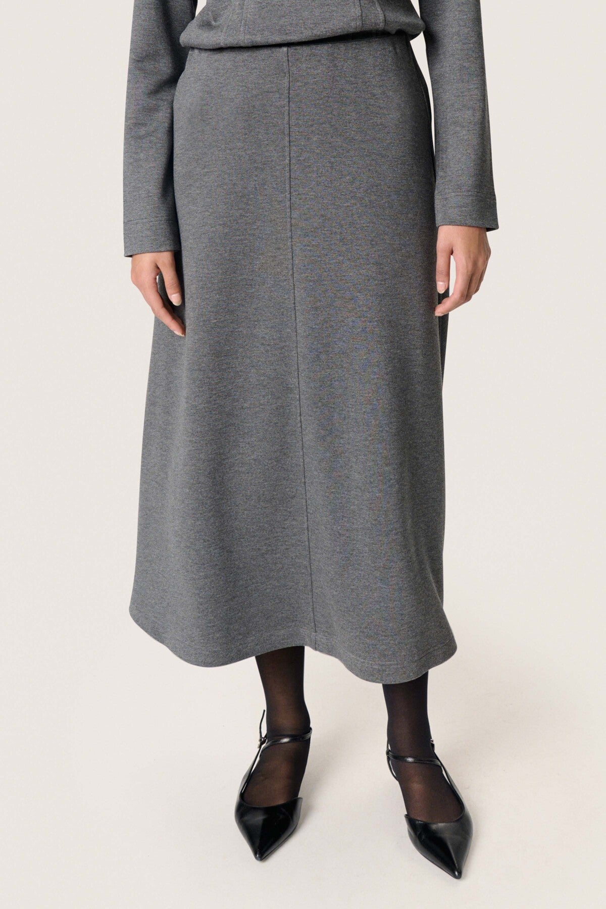 SLMarigold Skirt Grey Melange - 30408690