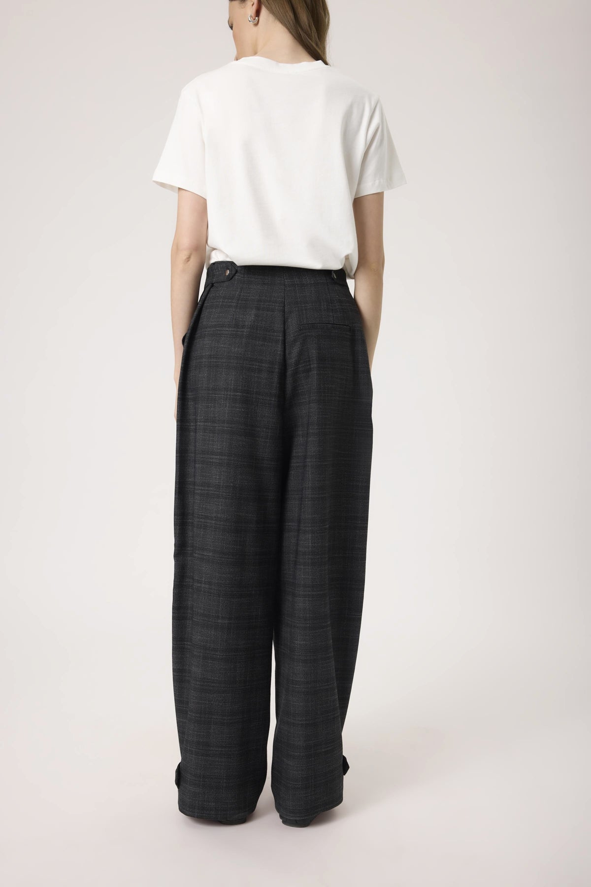 SLEvonne Suiting Pants Black Suiting Check - 304333 - 30408723