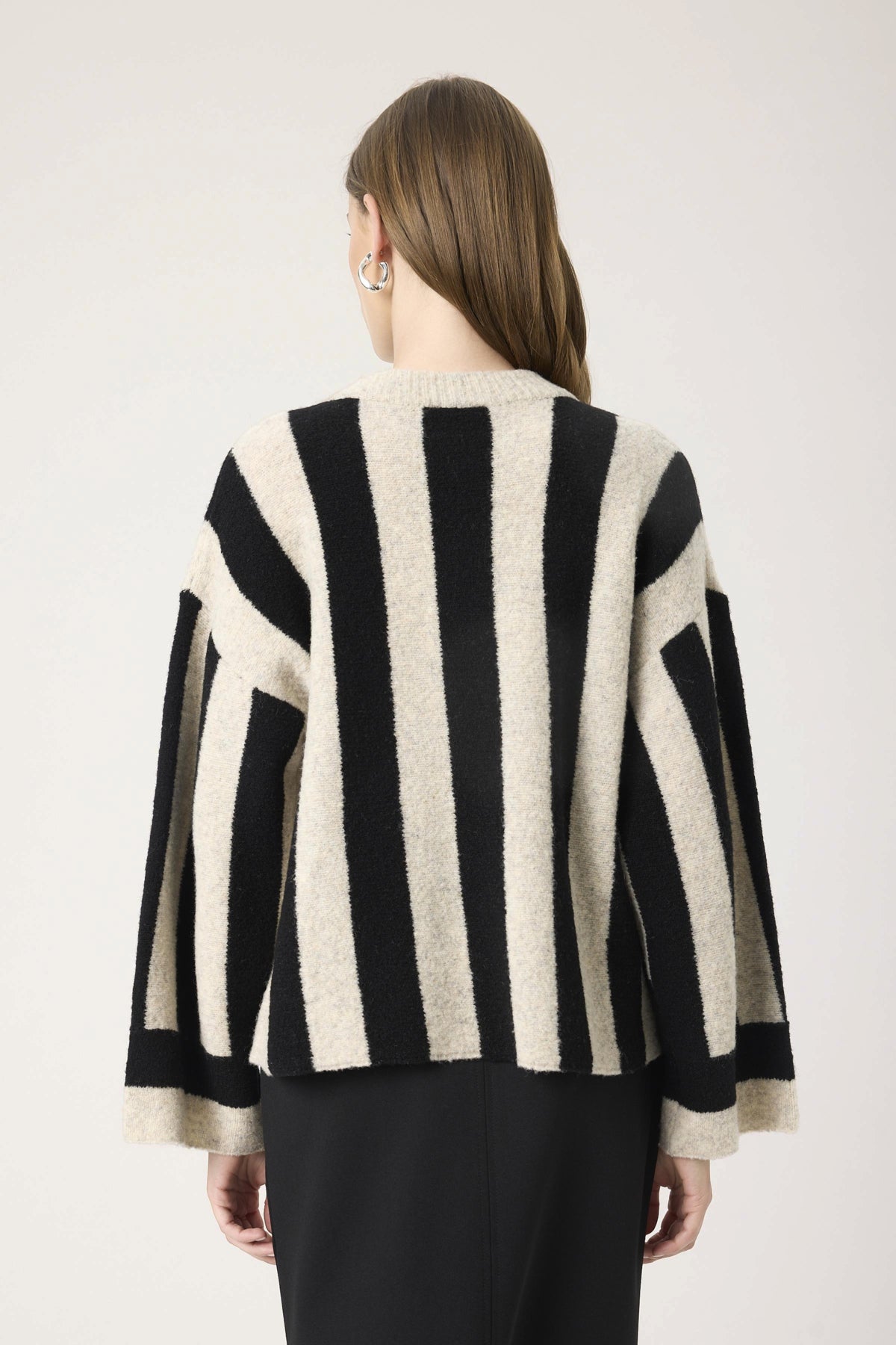 SLBriony Pullover Black & Dune Stripe - 304350 - 30408767