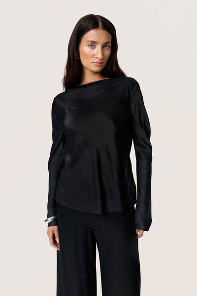 SLRiyan Blouse LS Black - 30408802 Thumbnail