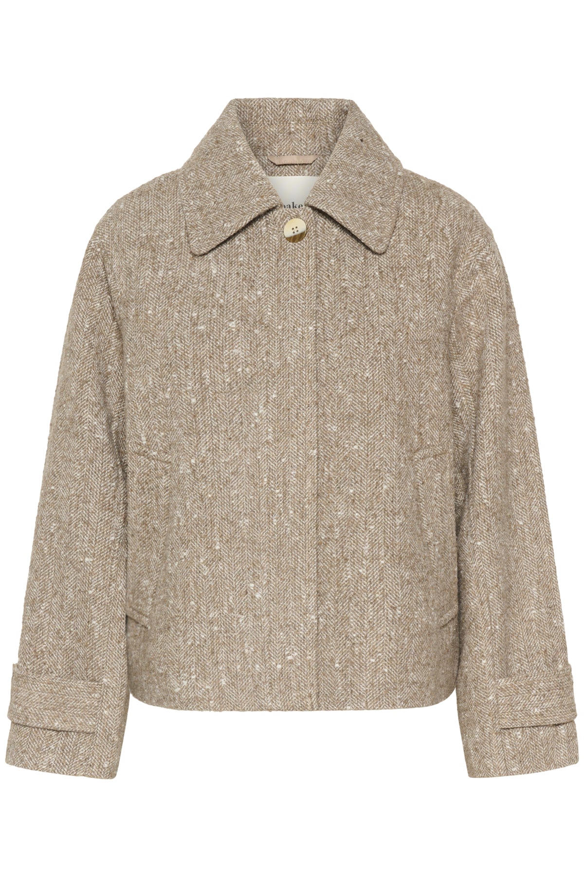 SLOleia Akeleje Jacket Fossil and White Twill - 30437 - 30408825