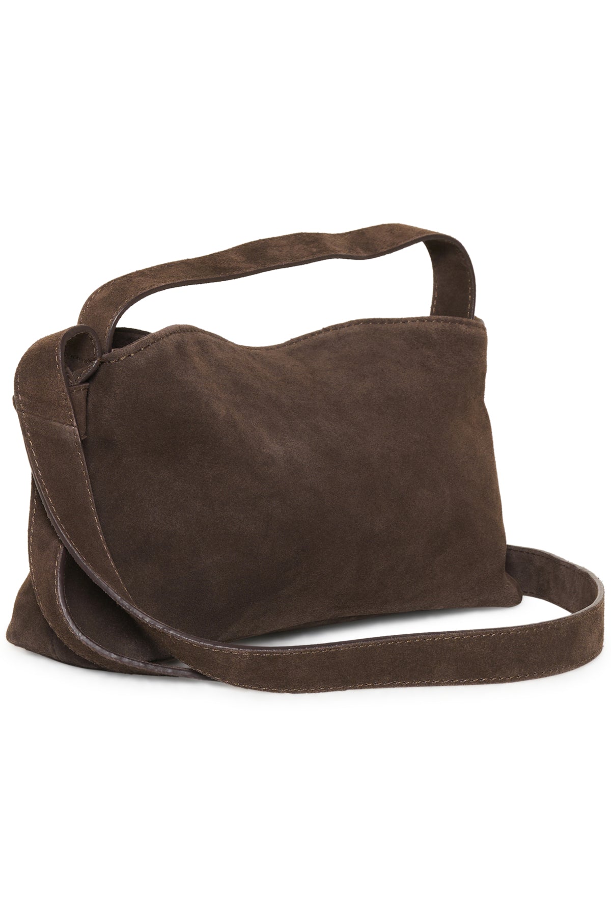 SLCalilje Small Suede Bag Coffee Bean - 190915 - 30408833