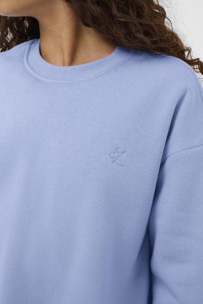 SLRolanda Balloon Sweatshirt Hydrangea - 164030 - 30408877 Thumbnail