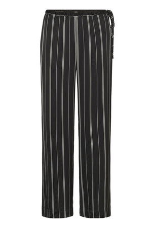 SLMarcela Printed Pants Black W White Stripes - 304533 - 30408923