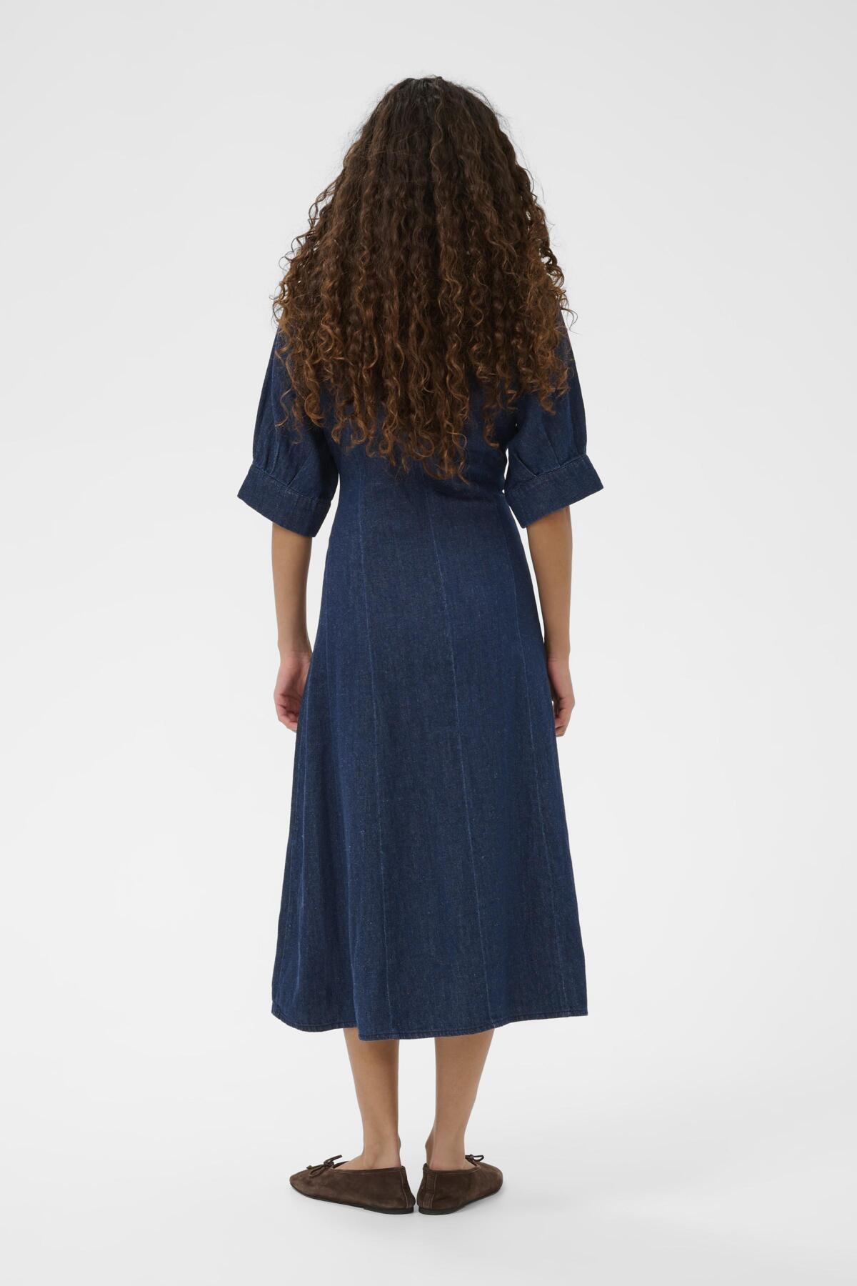 SLChaman Daria Dress Dark Blue Denim - 301728 - 30408962