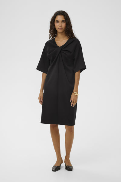 SLMarigold Knot Dress SS Black - 194008 - 30408991 Thumbnail