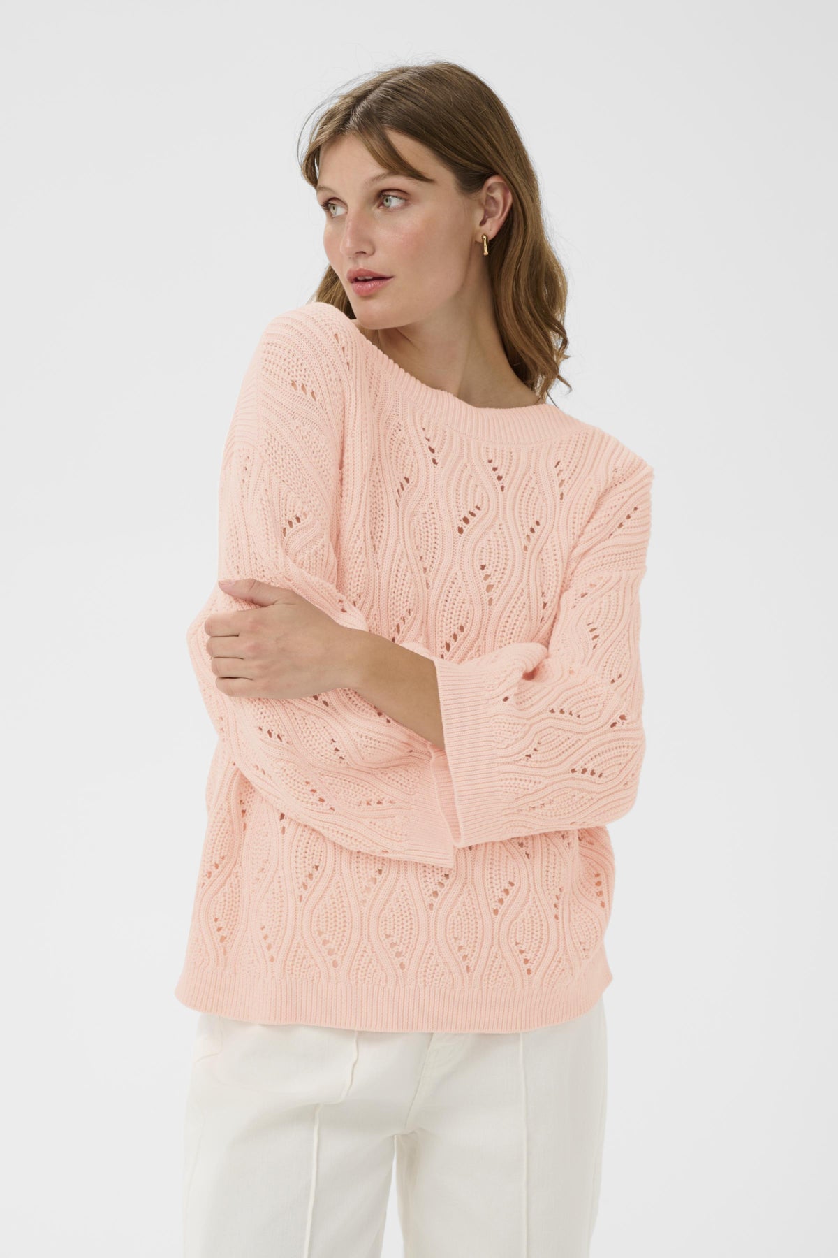 SLRava Nanna Pullover 3/4 Pearl Blush - 121207 - 30409009