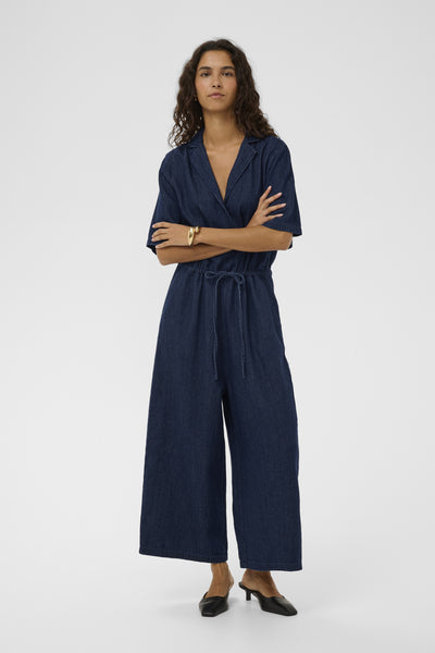 SLChaman Zaya Jumpsuit Dark Blue Denim - 301728 - 30409015 Thumbnail