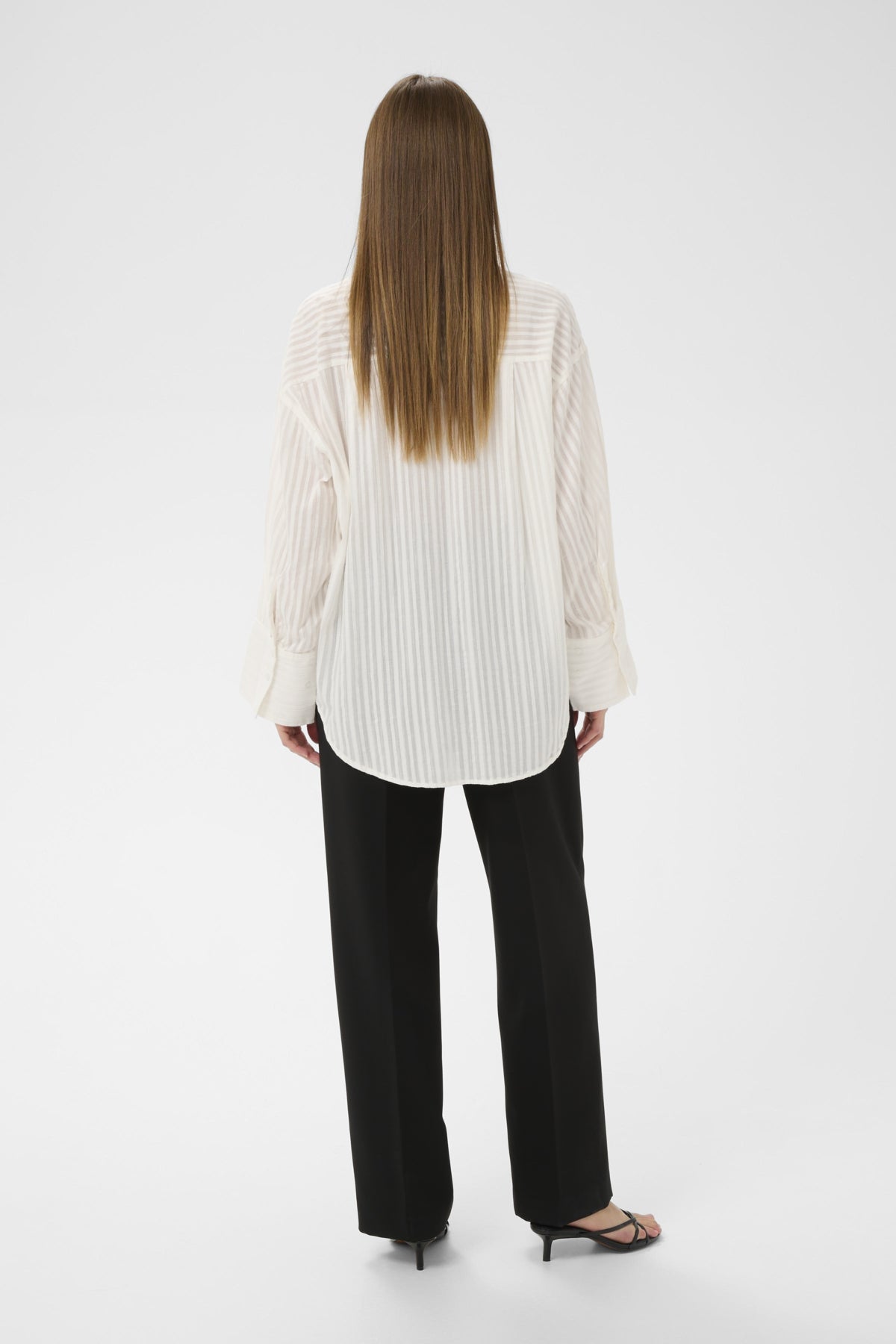 SLBianca Shirt LS Broken White - 111001 - 30409037