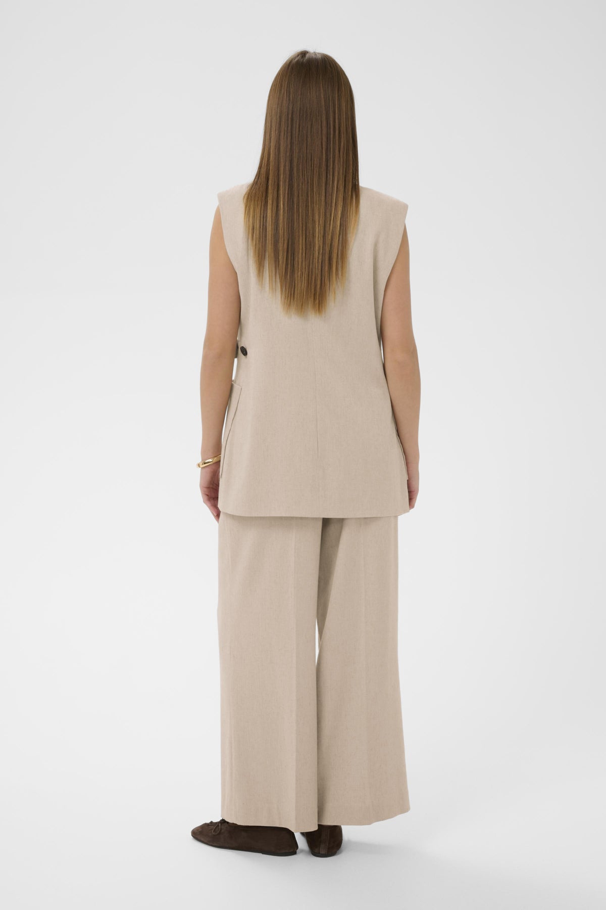 SLSofia Waistcoat White Pepper - 151307 - 30409059