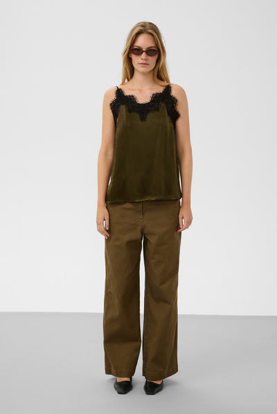 SLIrini Lace Top Beech - 190618 - 30409378 Thumbnail
