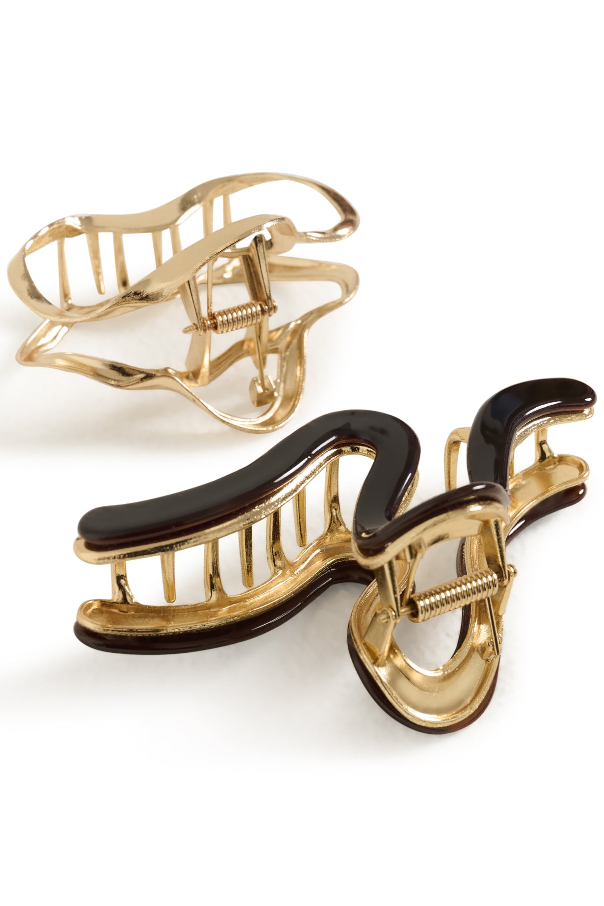 SLInah Hair Clips 2-Pack Gold - 150927 - 30409398