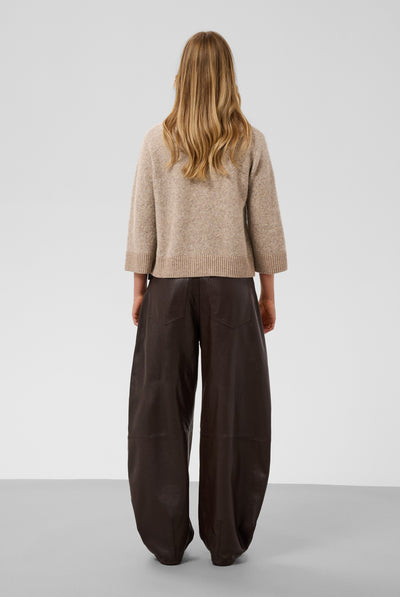 SLIdalia Cardigan SS Walnut Melange - 1811121 - 30409424 Thumbnail