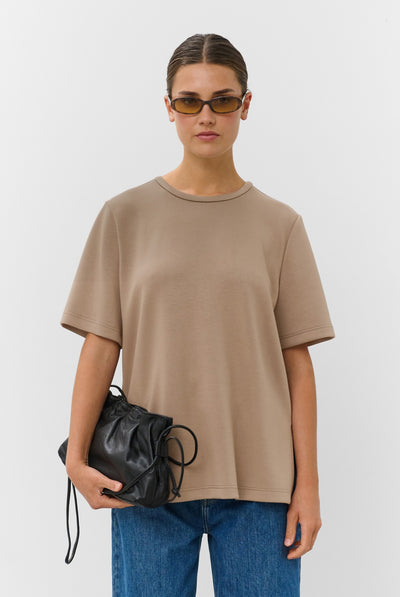 SLMarigold Mono Tee SS Walnut - 181112 - 30409584 Thumbnail