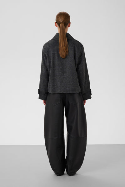 SLMaka Akeleje Jacket Grey Melange Check - 305405 - 30409650 Thumbnail