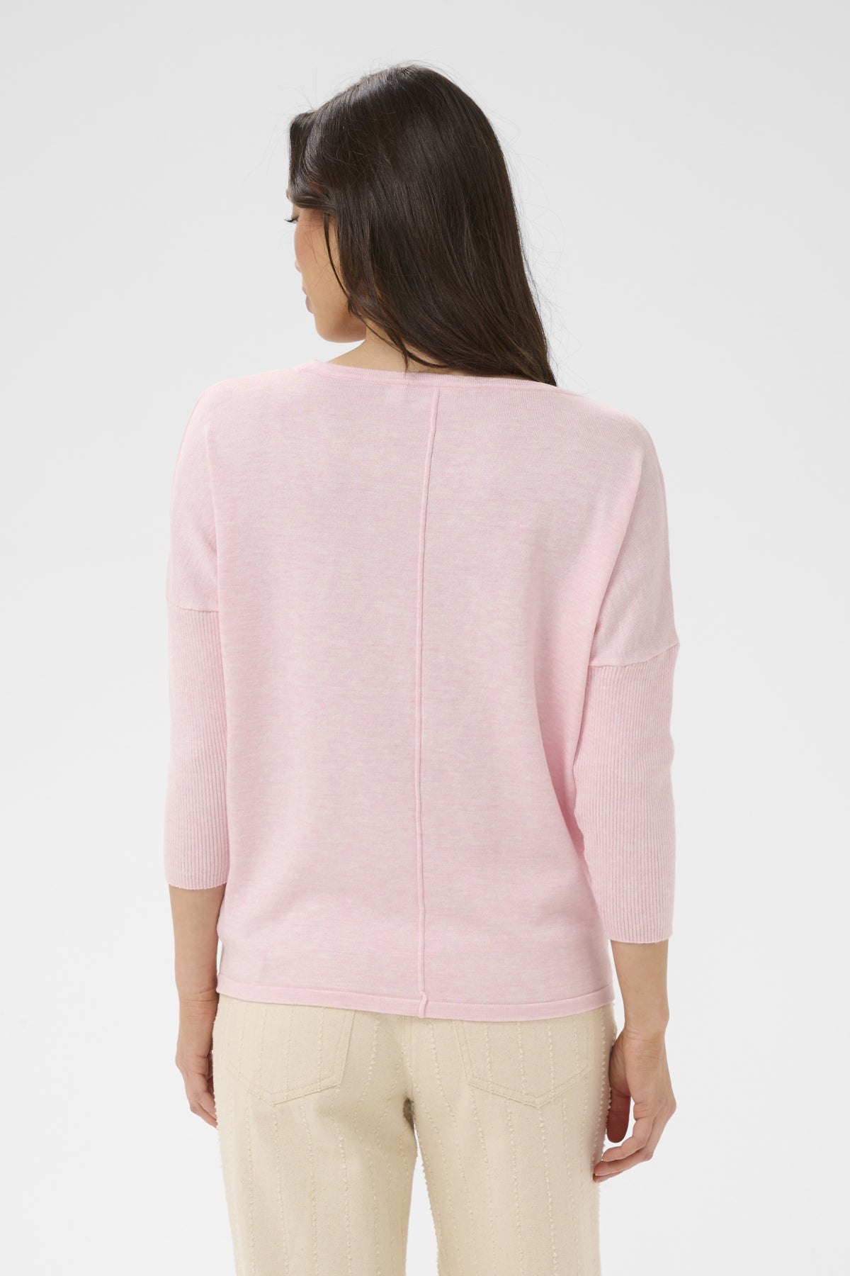 A2561, MilaSZ R-Neck Pullover Ballerina Melange - 1328071 - 30500003