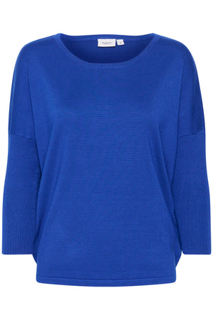 A2561, MilaSZ R-Neck Pullover Surf Blue - 30500003