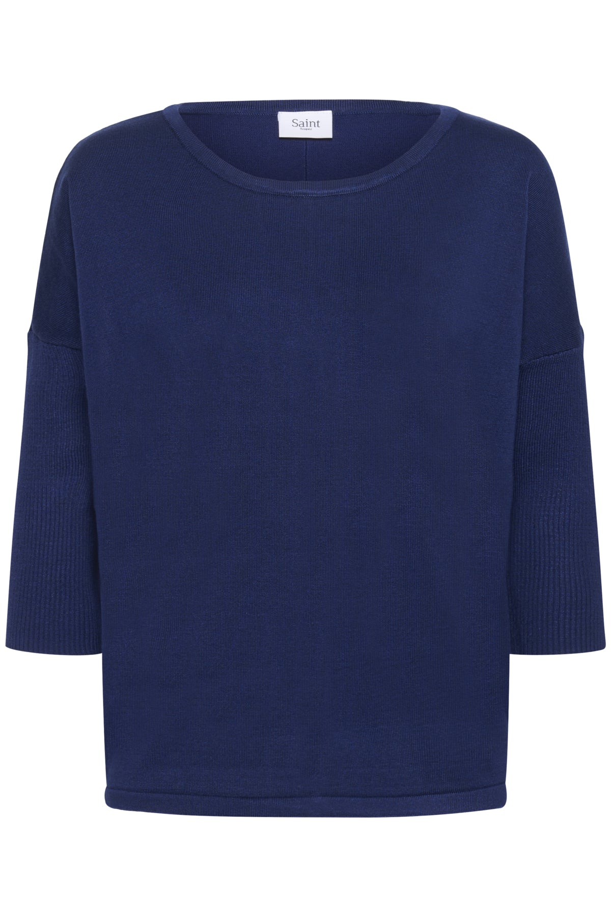A2561, MilaSZ R-Neck Pullover Navy Peony - 194029 - 30500003