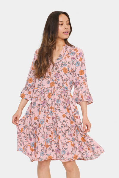 EdaSZ Dress Pink Nectar Romantic Flowers - 30510220 Thumbnail