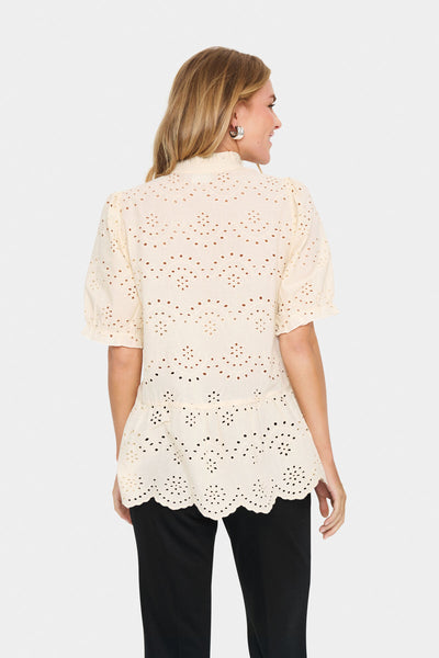 GeleksaSZ Blouse Crème Brûlée - 30511181 Thumbnail