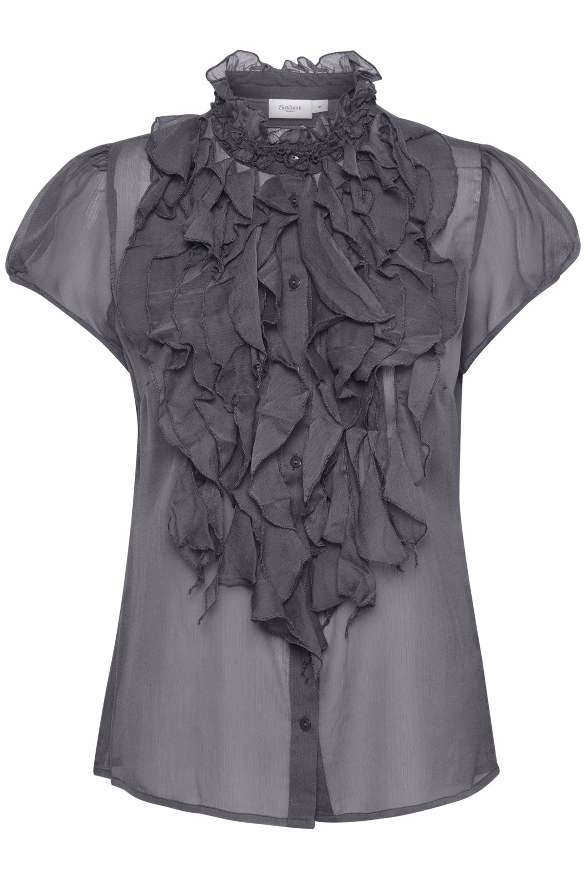 LiljaSZ Crinkle SS Shirt Ombre Blue