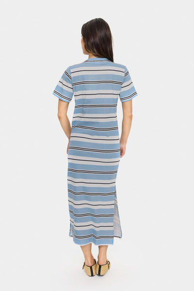 FariaSZ T-Shirt Dress Allure Ice Black Stripe - 30513436 Thumbnail
