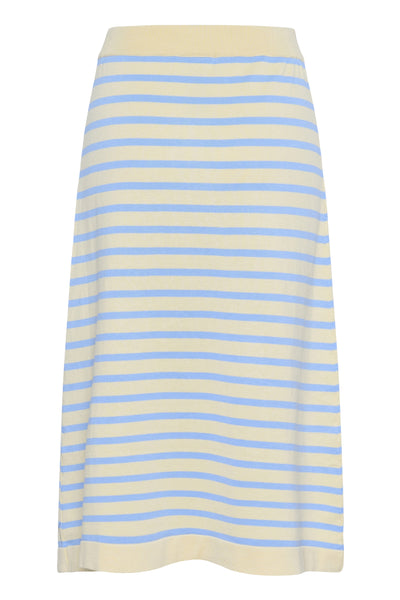 MilaSZ Striped Skirt Lemon Hydrangea Stripe - 30513694 Thumbnail