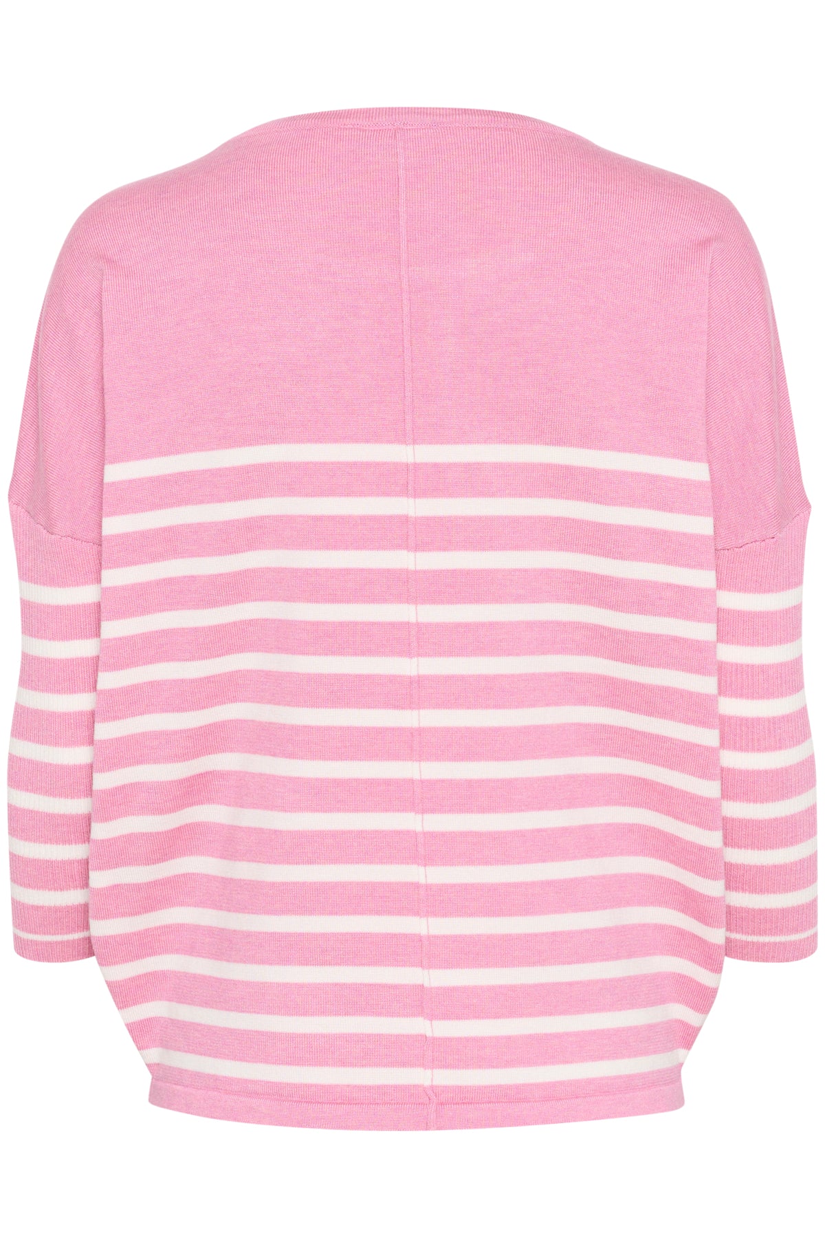 MilaSZ R-neck St. Pullover Sea Pink Mel/Ice Stripe - 30513769