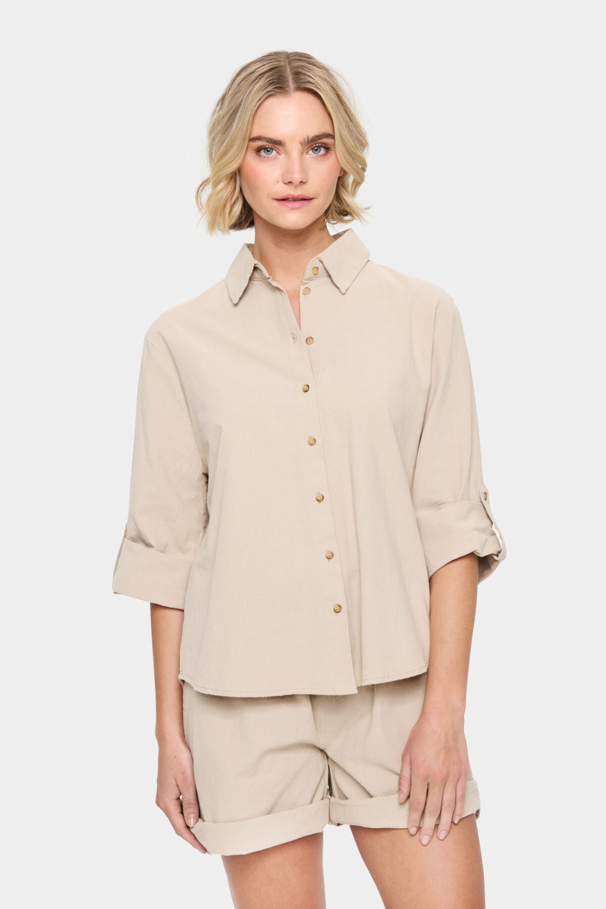 ZalindaSZ Shirt Plaza Taupe - 30513819