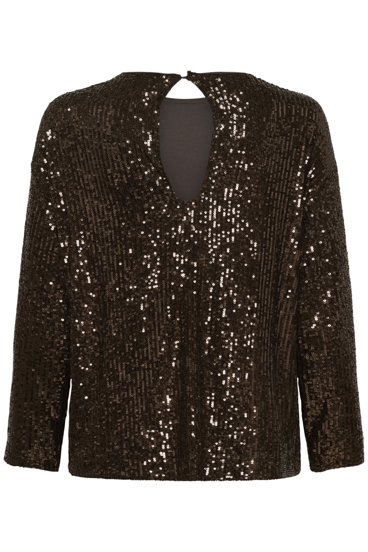 ReyanaSZ R-Neck Blouse Mulch - 30513969
