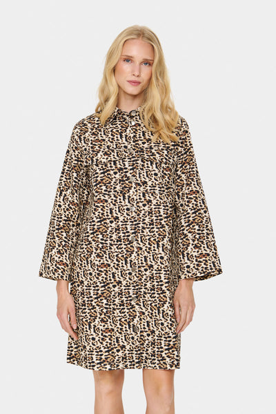 ZeekaSZ Dress Black Denim Leopard - 30514041 Thumbnail