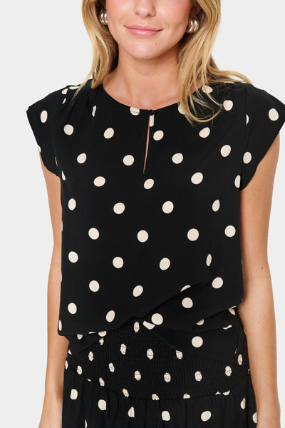 GislaSZ Top Black Creme Brulee Big Dot - 30514245 Thumbnail