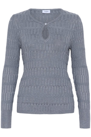 MelgaSZ Pullover Mist Grey Melange - 30514390