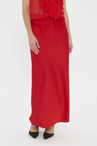 LodisaSZ Maxi Skirt 30514434 Chinese Red Thumbnail