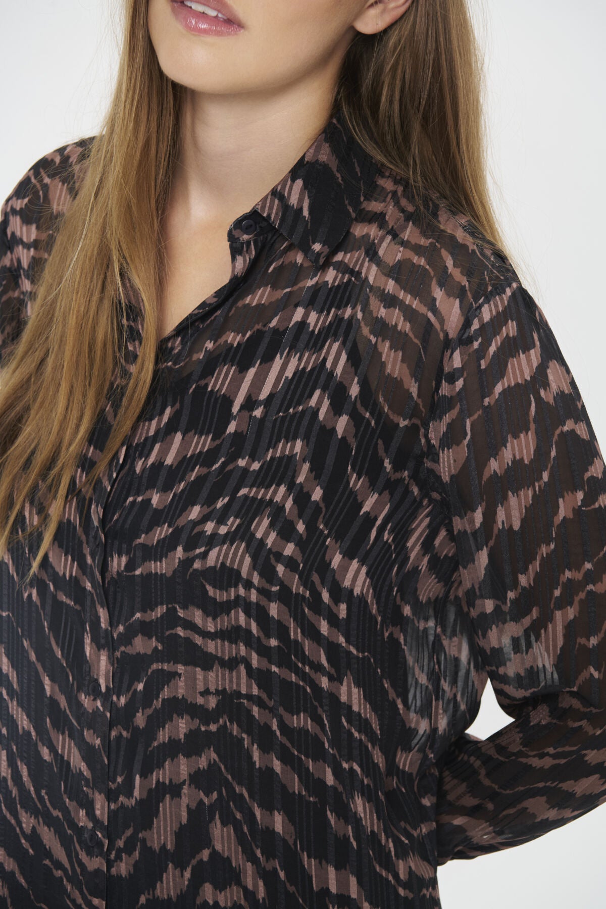 NestaSZ Dress Black Shifted Strokes - 304346 - 30514572