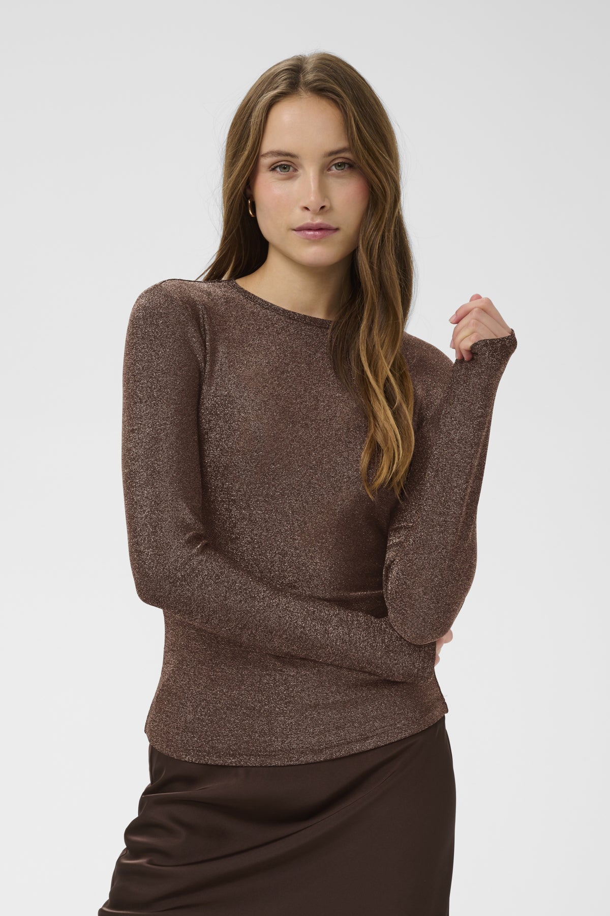 NoriaSZ LS Blouse Dark Oak - 191016 - 30514626