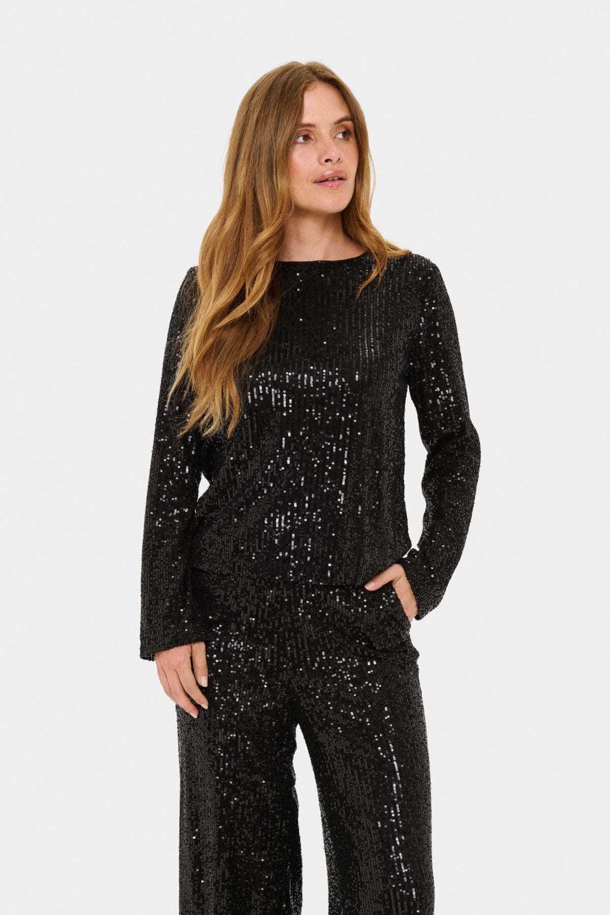 NeyanaSZ LS Blouse Black - 193911 - 30514636
