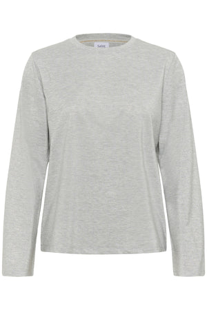 HagaSZ LS Blouse Pearl Grey Mel - 1541011 - 30514652