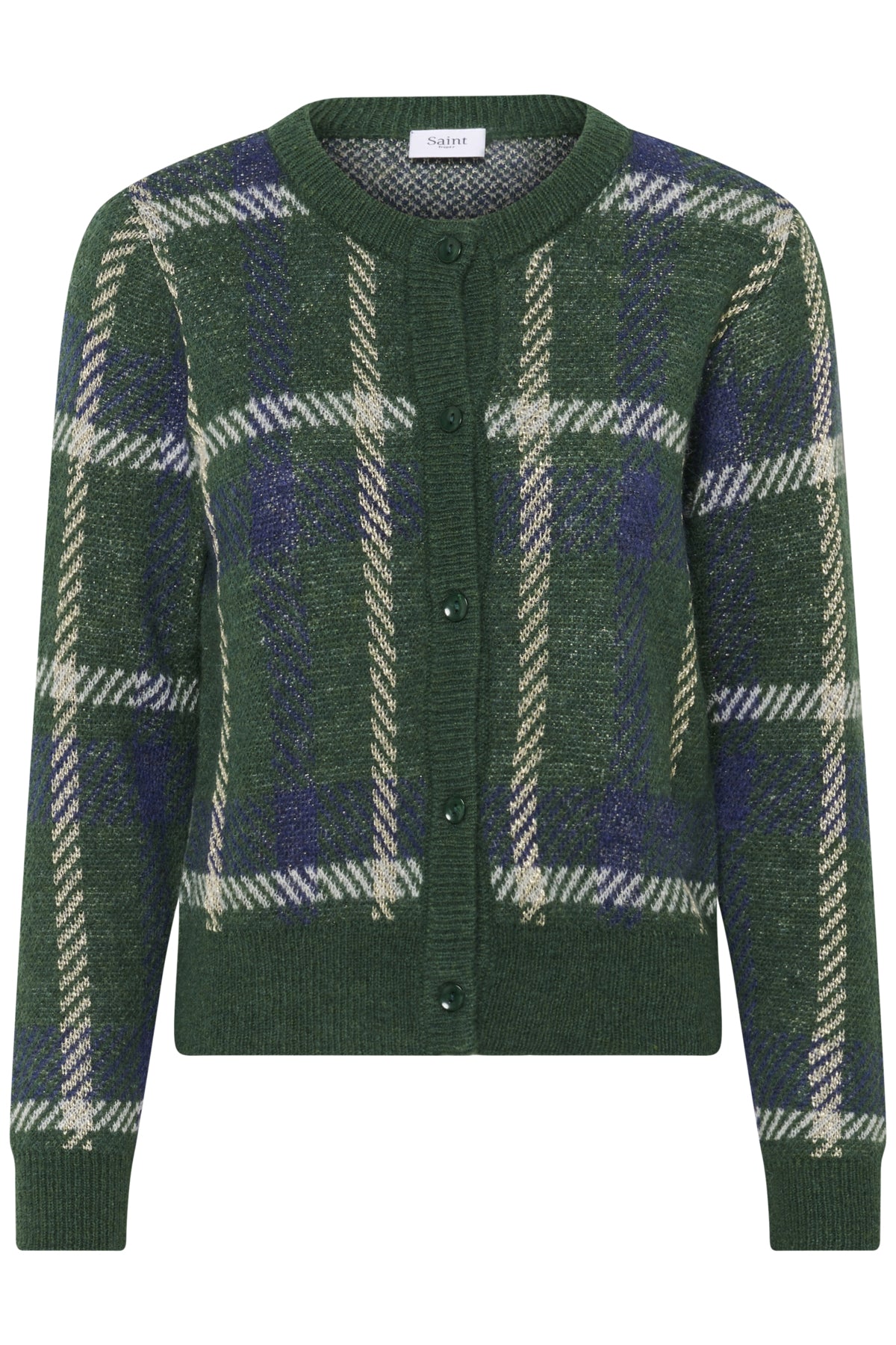 MoanaSZ Cardigan Botanical Naval Plaid - 30514862