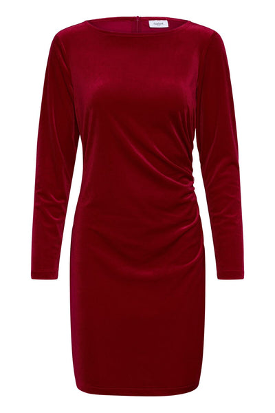 MaryannSZ LS Dress Chinese Red - 30515017 Thumbnail
