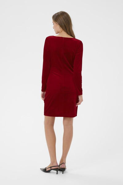 MaryannSZ LS Dress Chinese Red - 30515017 Thumbnail