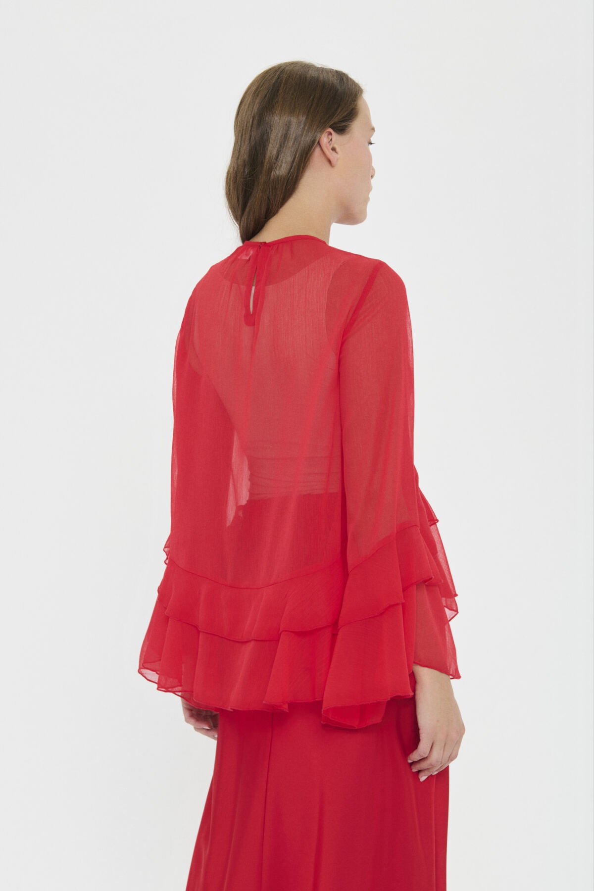 MazelleSZ Blouse Chinese Red - 30515020