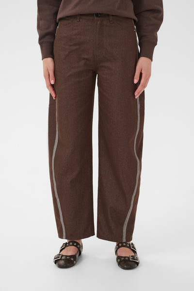ShilohSZ Pants Chocolate Brown - 190912 - 30515247 Thumbnail
