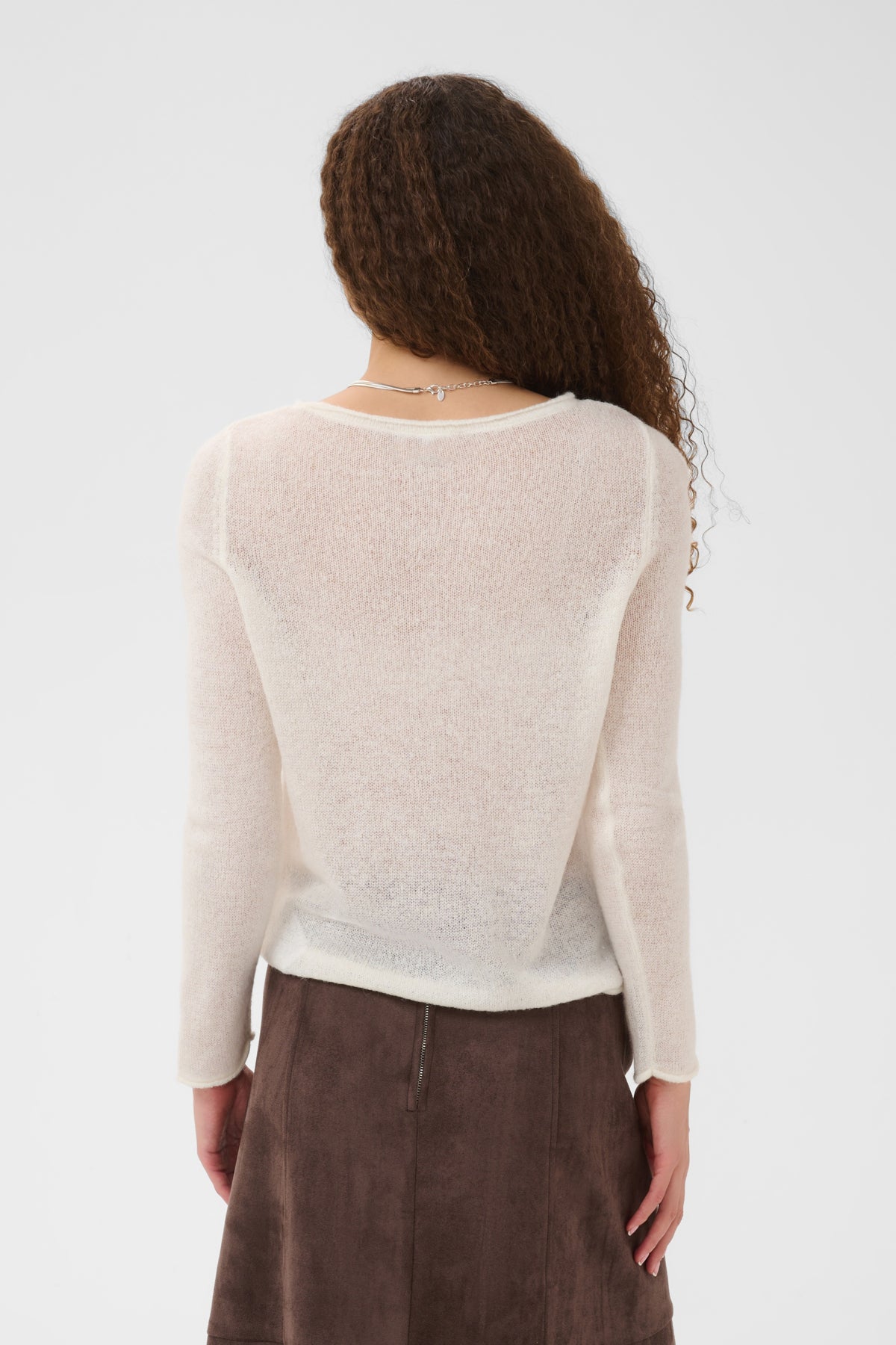 SabbaraSZ Boatneck Pullover Ice Melange - 1106051 - 30515311
